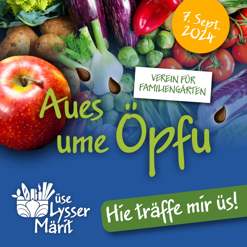 Aues ume Öpfu