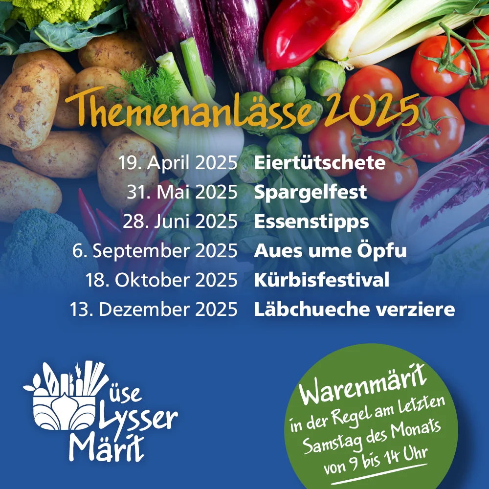 Daten Themenanlässe 2025